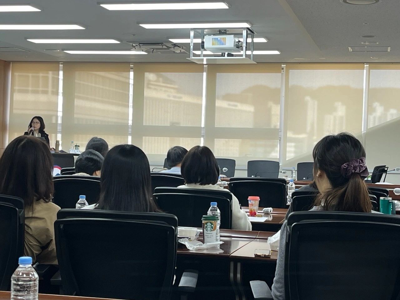 Lecture for officials of Korea's Ministry of Trade, Industry and Energy.